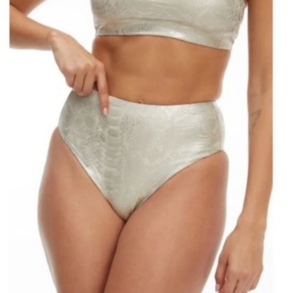 Good American Good Waist Bikini Bottoms GSW0101 - Picture 1 of 8